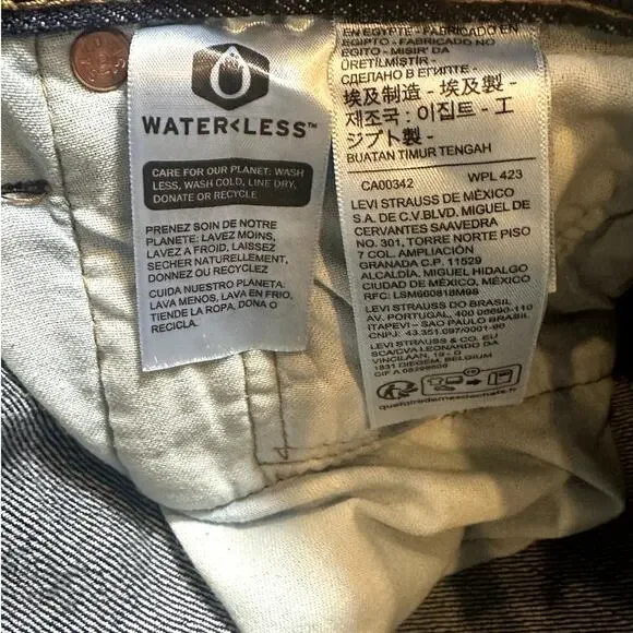 Levi's 501 Original Fit‎ Straight Leg, Button Fly, Size W32 L32 - Picture 7 of 8